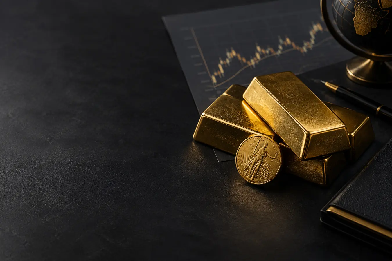 How does the real price of gold work?